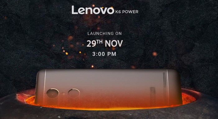 Datum vydání Lenovo K6 Power je 29. listopadu
