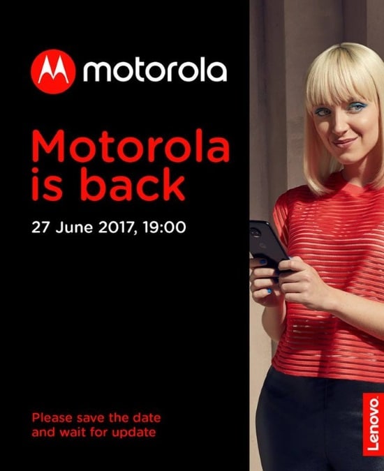 Motorola Moto Z2, Motorola je zpět