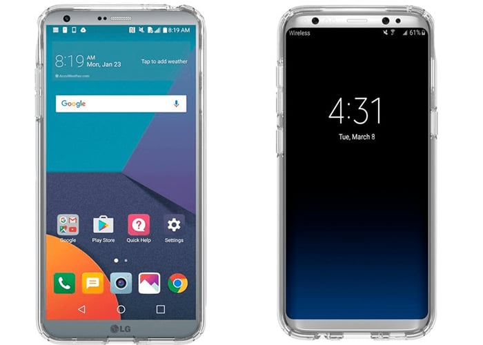Galaxy S8 a LG G6 tváří v tvář v nových obrázcích