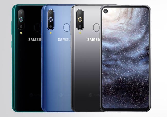 Samsung Galaxy A8s přichází s trikolorními prezentacemi