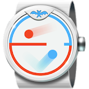 BiDot, zábavná hra pro oddělování barevných teček 12 BiDot - Android Wear