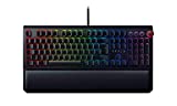Razer Blackwidow Elite - herní klávesnice, plně mechanická herní klávesnice, multifunkční digitální číselník, ergonomická opěrka zápěstí, ovládatelné klávesy, integrovaná hybridní paměť, rozložení ES, černá