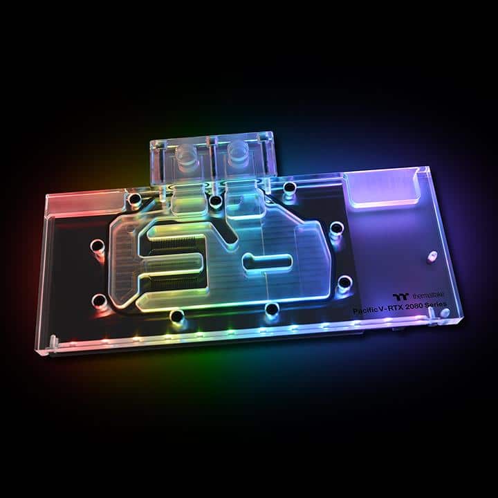 Zakladatelská edice Thermaltake Pacific řady V-RTX 2080 Plus je určena pro grafické karty NVIDIA GeForce RTX 2080 / 2080Ti