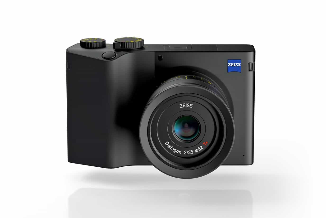 Prvním digitálním fotoaparátem společnosti Zeiss je kompaktní full frame fotoaparát ZX1