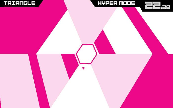 Objevte nejtěžší hry pro Android 19 super hexagon android hra