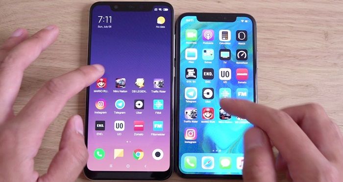 lepší než iphone x vs xiaomi mi 8