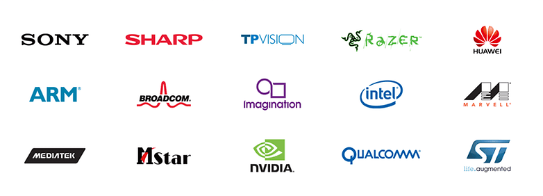 Ahoj Android TV, sbohem Google TV - první televize přijdou na jaře 3 CES logolarının duvarı