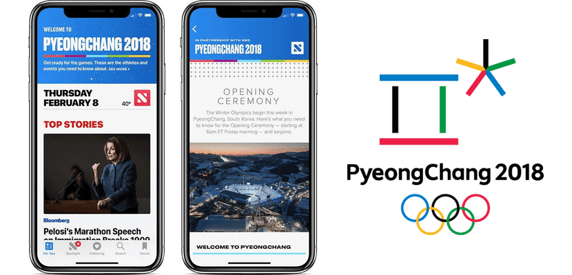 Apple News přidává část věnovanou zimním olympijským hrám v Pchjongčchangu