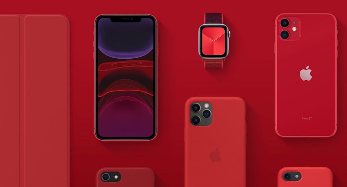 Apple Stores obarvila svá loga červeně na oslavu Světového dne AIDS 16 Ürün KIRMIZI