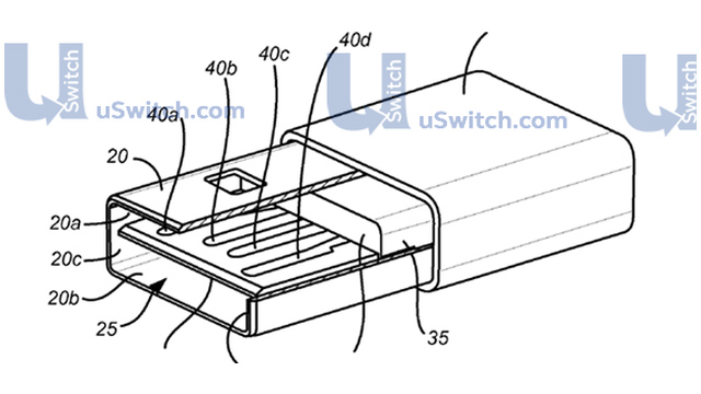 Apple může vyrobit nový reverzibilní kabel Lightning. Záběry patentu a několik fotografií ukazují nový kabel USB, který společnost Apple uvede na trh s novým telefonem. Stránka Sonny Dickson a uSwitch…