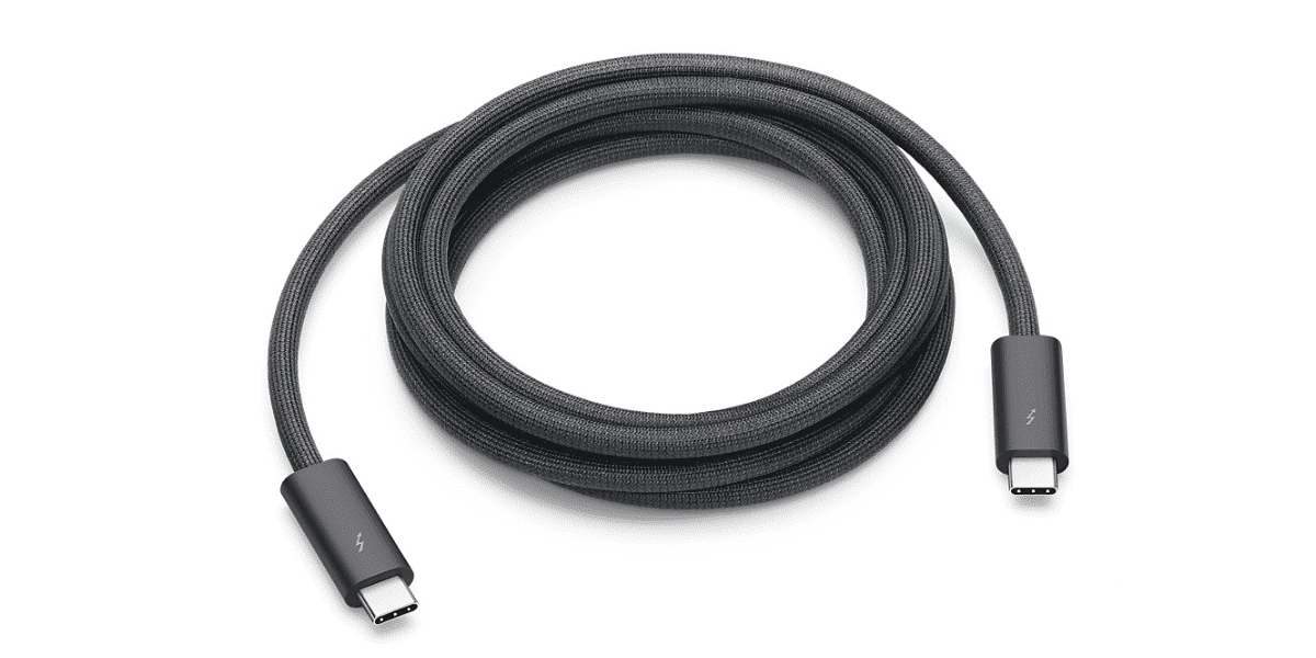 Apple uvádí na trh dvoumetrový opletený kabel Thunderbolt 3 Pro