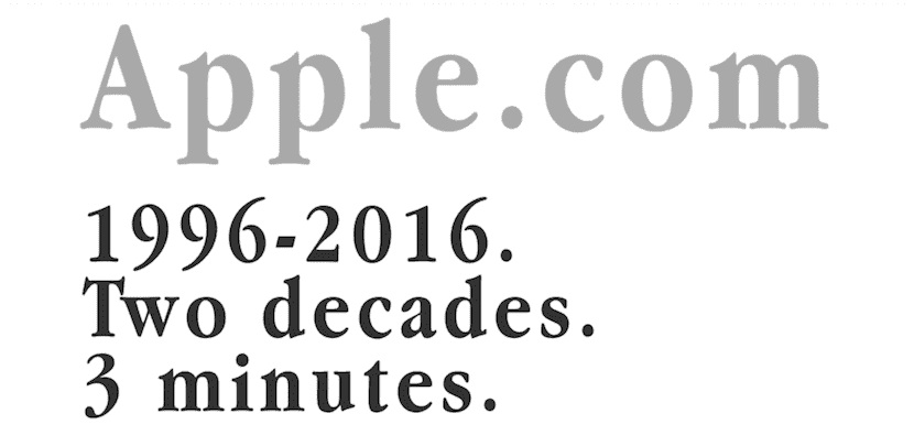 Apple.com: 3 Dakikada 20 Yıl