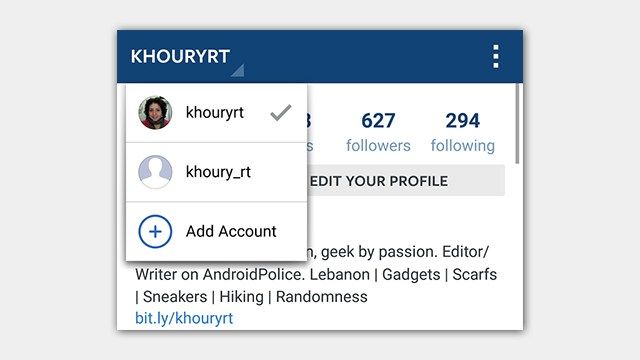 Brzy se budete moci přihlásit pomocí více účtů na Instagramu a společnost testuje novou funkci pouze ve verzi pro Android. I když je Instagram postupně plný dobrých vylepšení a samostatných aplikací ... 22 Brzy se budete moci přihlásit pomocí více účtů na Instagramu a společnost testuje novou funkci pouze ve verzi pro Android. I když je Instagram postupně plný dobrých vylepšení a samostatných aplikací ...