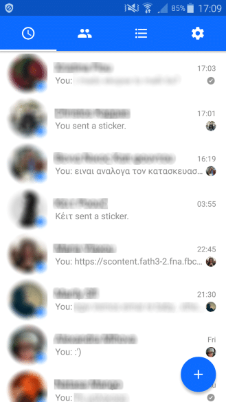 Bude integrovat Facebook Messenger, SMS a více účtů 3 Facebook haberci