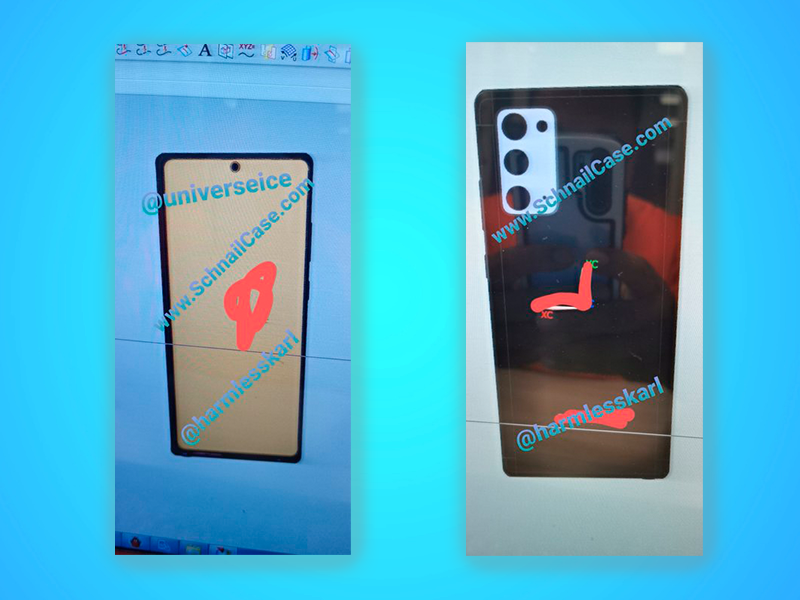 Bude to Samsung Galaxy Note 20, který filtruje přední a zadní design. Bude to Samsung Galaxy Note 20 ktery filtruje predni a