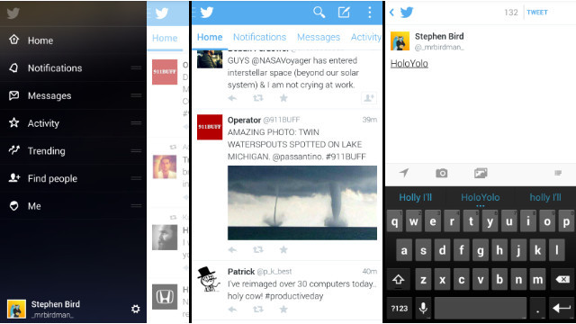 Byla vydána beta verze Twitteru 5.0 pro Android Beta verze nové aplikace Twitter pro Android je nyní k dispozici ke stažení. Tato verze, známá pod názvem 5.0, obsahuje nový design.