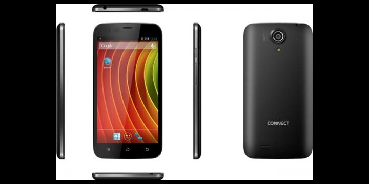 CONNECT Q50 Parkour, první smartphone s dotykovým zadním krytem