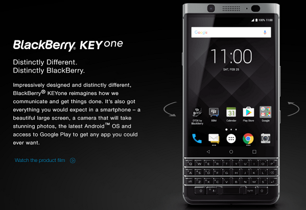 Obrázek - Ceny a ceny s BlackBerry KEYone, Vodafone