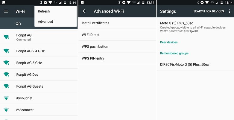 AndroidPIT wifi direct