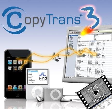 CopyTrans 3, přeneste veškerou hudbu ze zařízení iPod / iPhone do počítače 10 Copytran