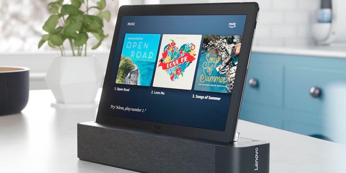 Alexa ile Lenovo-Smartab-M10 uyumlu