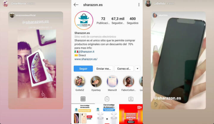 Obrázek - Pozor na Sharazon, obchod, který nabízí levné iPhony na Instagramu