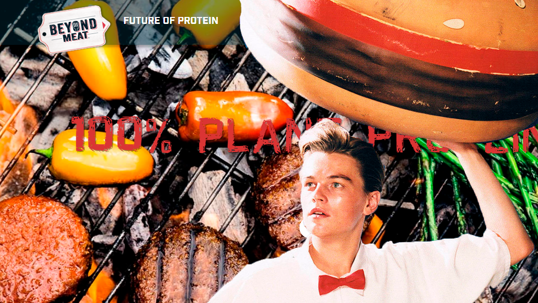 DiCaprio spolupracuje s Billem Gatesem na dokonalém vegetariánském burgeru. Myšlenka je, že produkt pomáhá zastavit změnu klimatu spojenou s hospodářskými zvířaty.