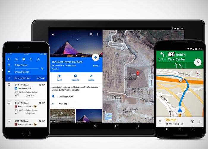 Materyal Tasarımlı Yeni Google Haritalar