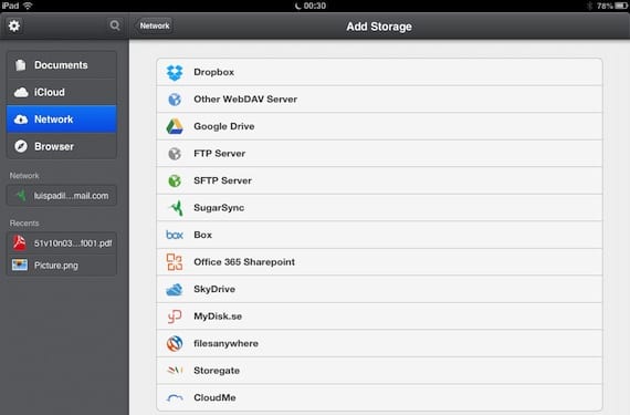 Dokumenty, perfektní aplikace pro správu dokumentů 8 Dokumentace - iPad5