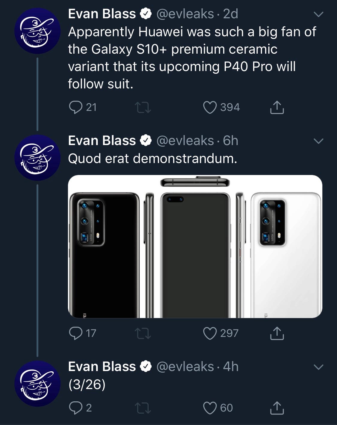 Evan Blass potvrzuje datum vydání Huawei P40 4 Evan Blass potvrzuje datum vydání Huawei P40 Evan Blass potvrzuje datum vydani Huawei P40