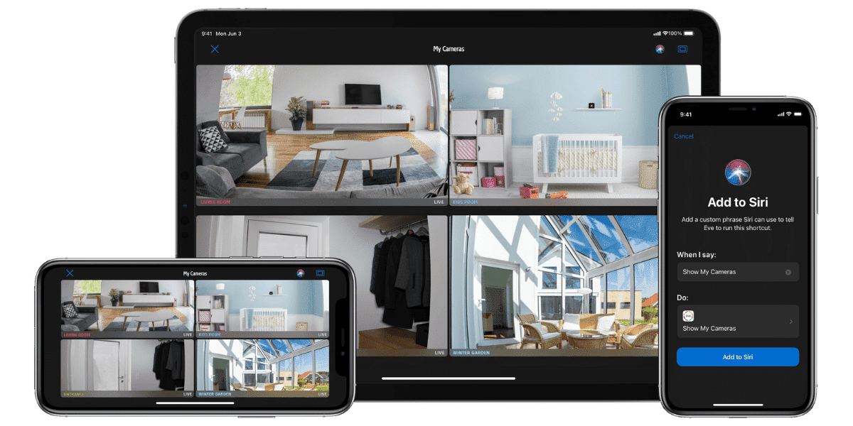 Eve pro HomeKit vydává verzi 4.5 s novou nabídkou „Moje fotoaparáty“