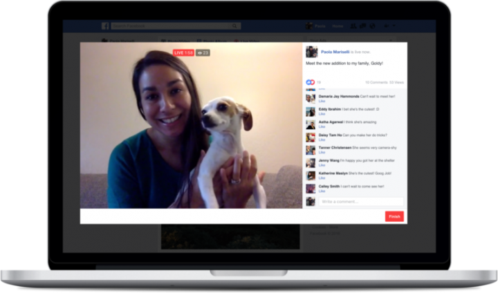Visual - Facebook Live nyní umožňuje přímo z počítače
