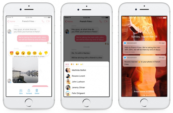 Obrázek - Odpovědi a zmínky o službě Facebook Messenger