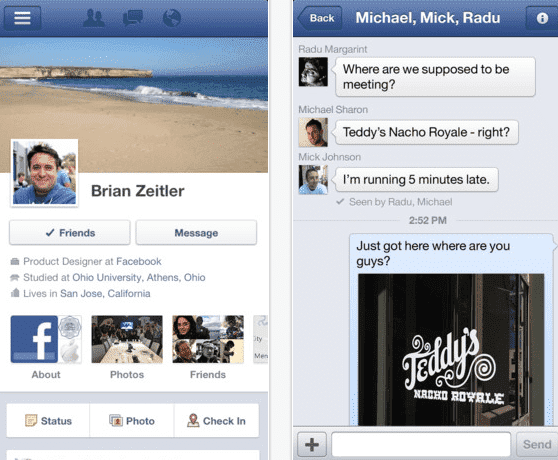 Facebook dostal novou aktualizaci