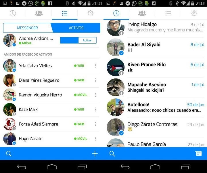 Obrázek - Facebook us & quot; Facebook Messenger & quot; Chatovat