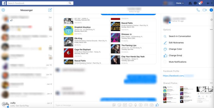 Obrázek - Facebook změní webové rozhraní Messengeru