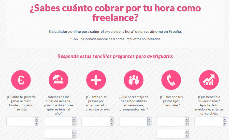Freelance Calculator, aplikace pro výpočet ceny vaší práce na volné noze