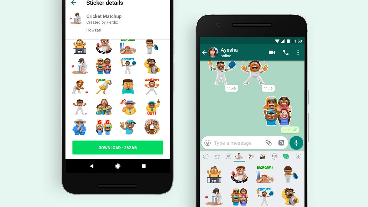 Funkce WhatsApp Cricket Themed Stickers - How to Download