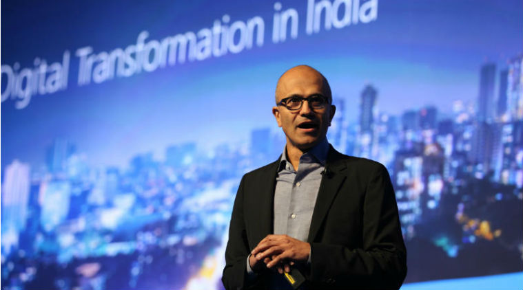 Microsoft, CEO Microsoftu, CEO Microsoftu Satya Nadella, Satya Nadella v Indii, návštěva CEO Microsoft India Satya Nadella v Indii