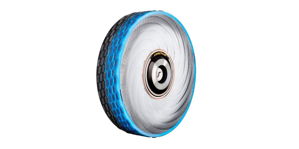 Goodyear představuje samoléčebný prototyp inteligentního kola: Tyto nové pneumatiky budou šetrné k životnímu prostředí, regenerativní, přizpůsobivé a odolné na všech silnicích.