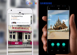 Google Lens a Samsung Bixby Vision