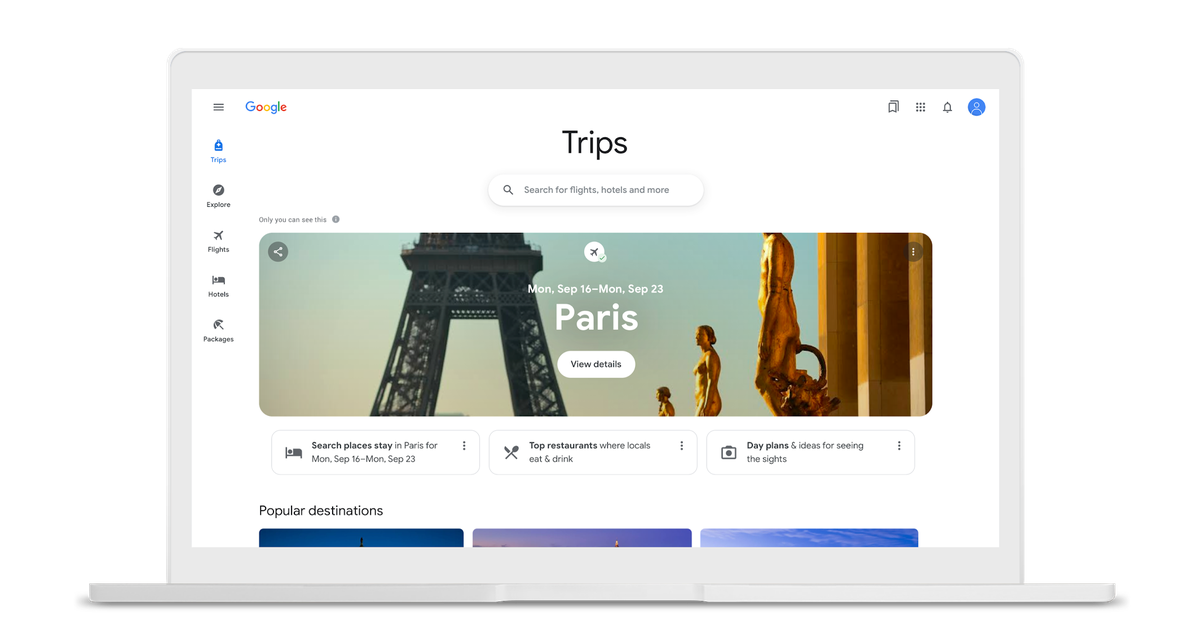 Google chce, aby Travel and Maps byly tam, kde jste plánovali ...