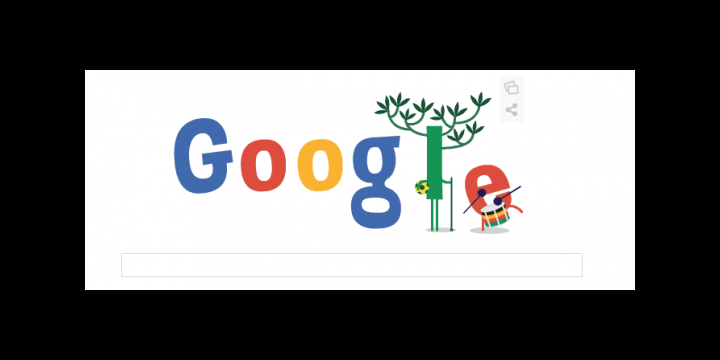 Google druhý den opakuje sváteční doodle z Brazílie