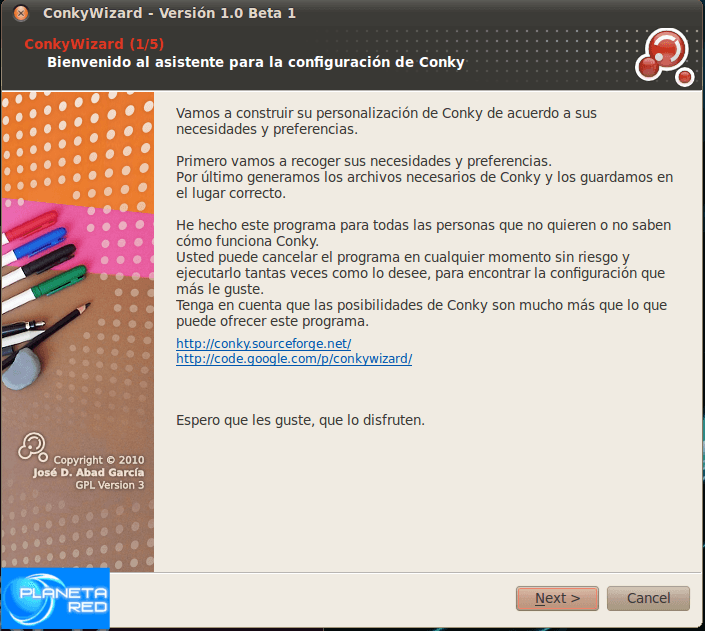 Graficky nakonfigurujte Conky v Ubuntu 8 Snímek obrazovky