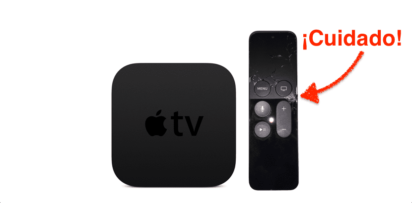 Věnujte pozornost Siri Remote. Snadno se zlomí