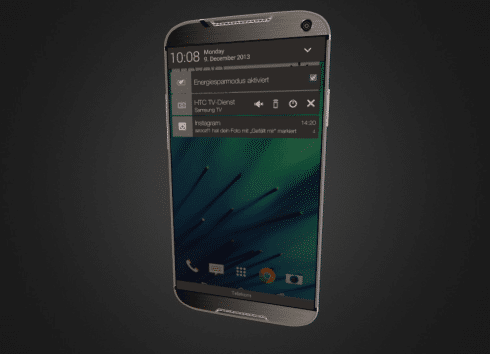 HTC One M9, působivý koncept