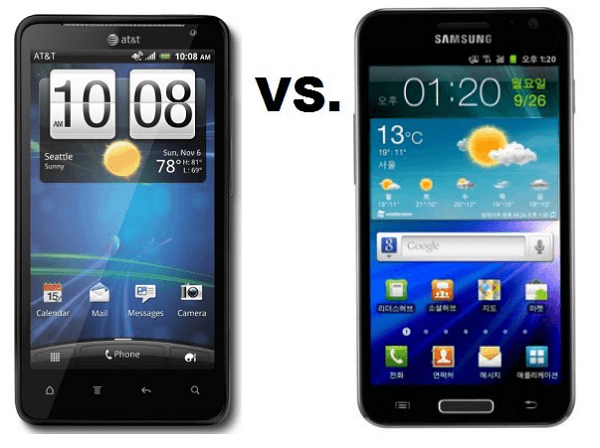 HTC Vivid vs Samsung Galaxy S2