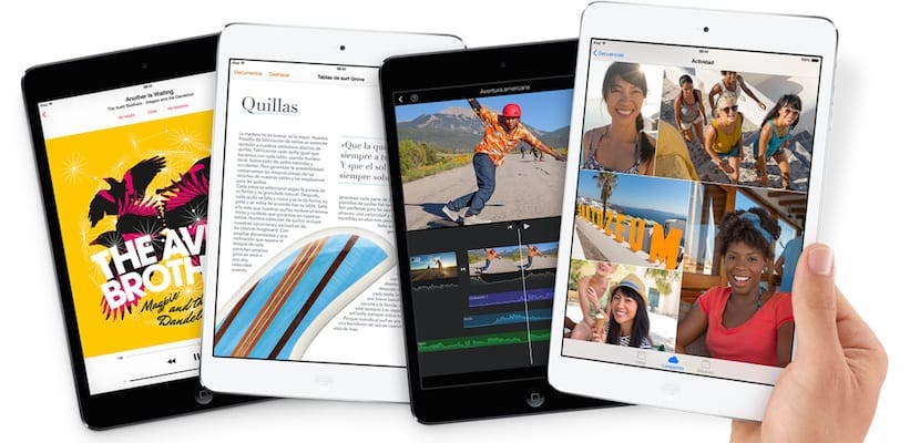 Hlavní použití mobilních zařízení je pro aplikace 4 iPad-Mini