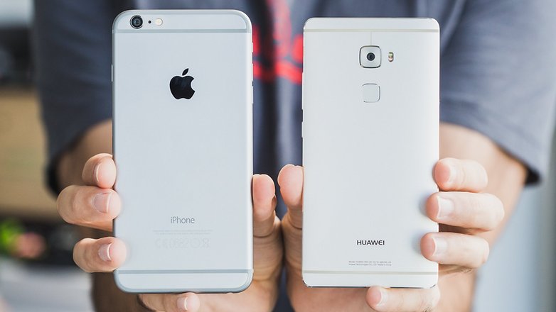 Androidpit Huawei Mate S a iPhone 6 Plus 11