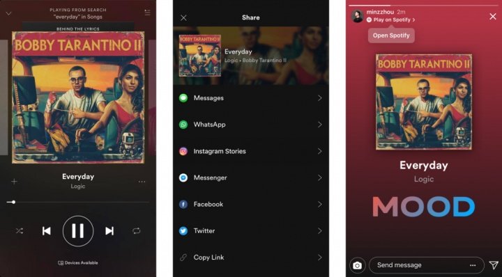Vizuální - Instagram obnoven: příběhy integrované se Spotify, více efektů fotoaparátu a videochat
